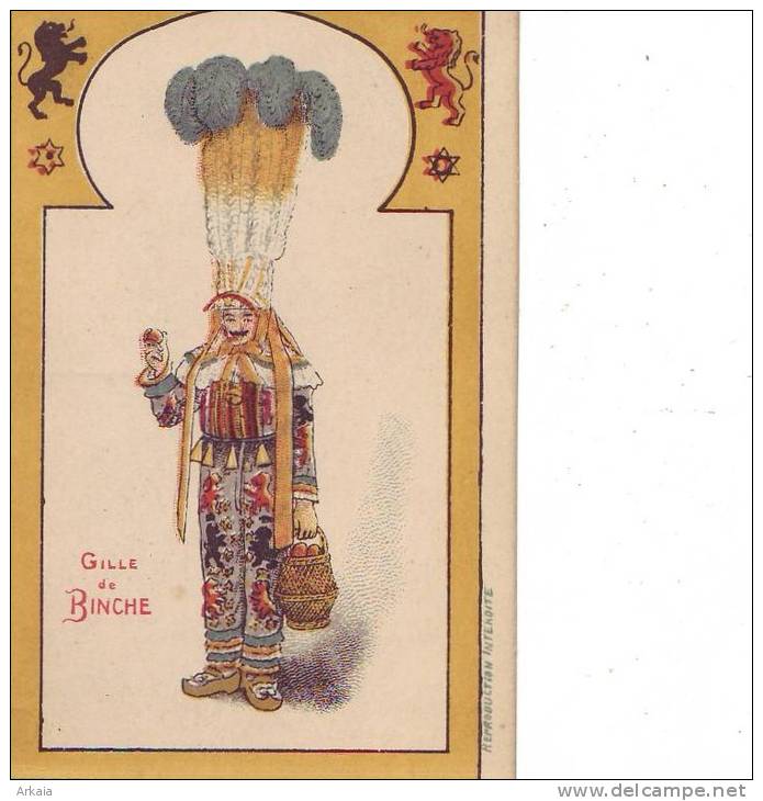 BINCHE = Gille De Binche - Carte Couleur (vierge) - Binche