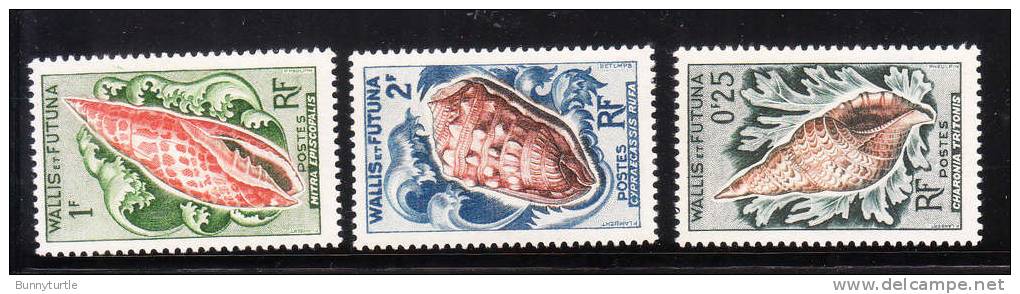1962 Wallis & Futuna Island Seashells Mint - Unused Stamps