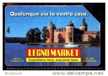 LEGNO MARKET LIRE 5.000 TECHNICARD VALIDITA' 31.12.95 USATA - [4] Sammlungen