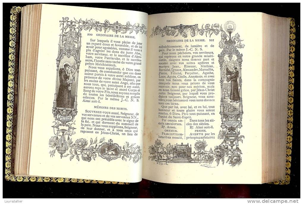 SUPERBE MISSEL  ROMAIN N°118 1901 - Religione & Esoterismo