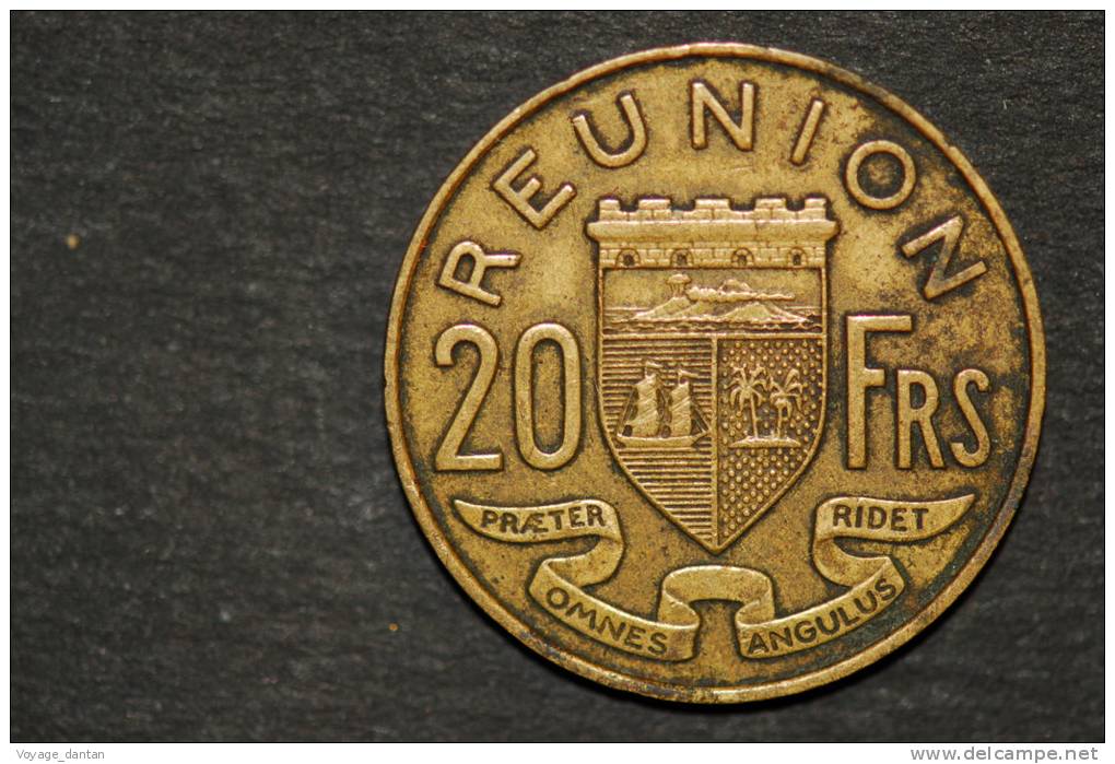 Monnaie, Ile De La Reunion , 20 Francs Reunion 1955 - Réunion