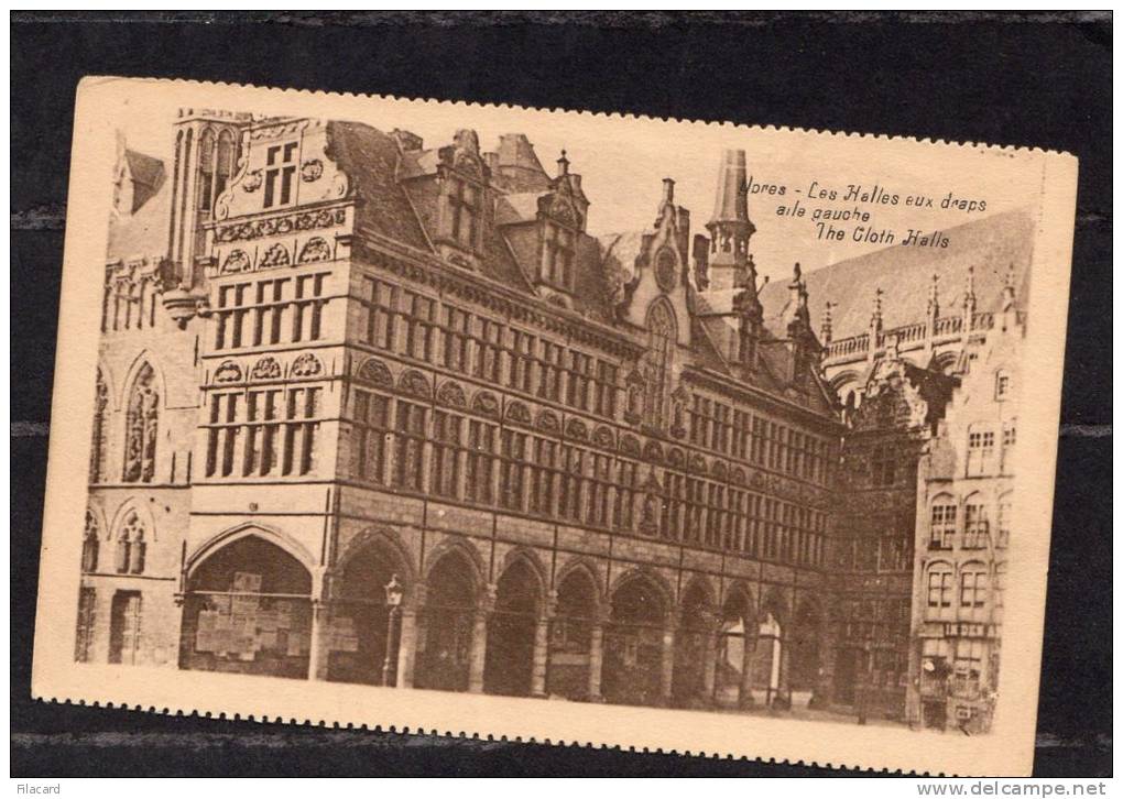 29086    Belgio,  Ypres,  Les  Halles  Aux  Draps  Alle  Gauche,  NV - Ieper