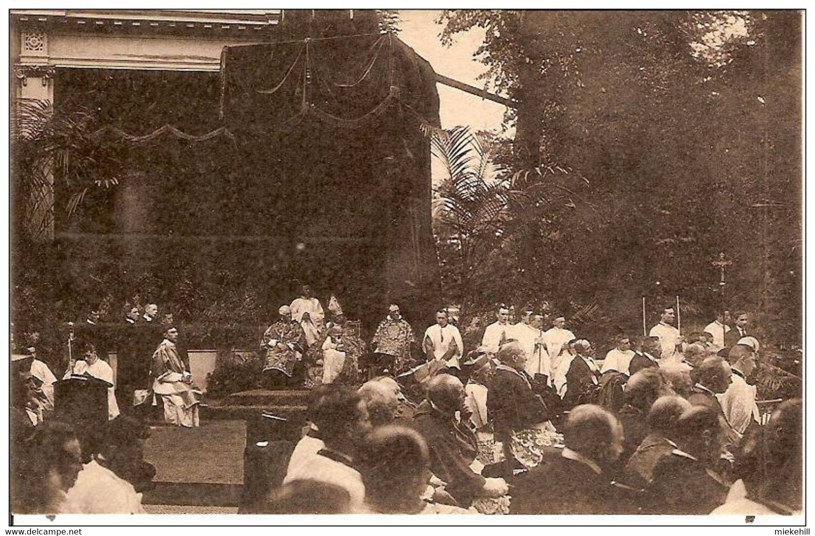 KOEKELBERG-GANSHOREN- BASILIQUE-CARDINAL MERCIER--CEREMONIE DE RECONNAISSANCE NATIONALE-sermon Flamand-29 Juin 1919 - Koekelberg