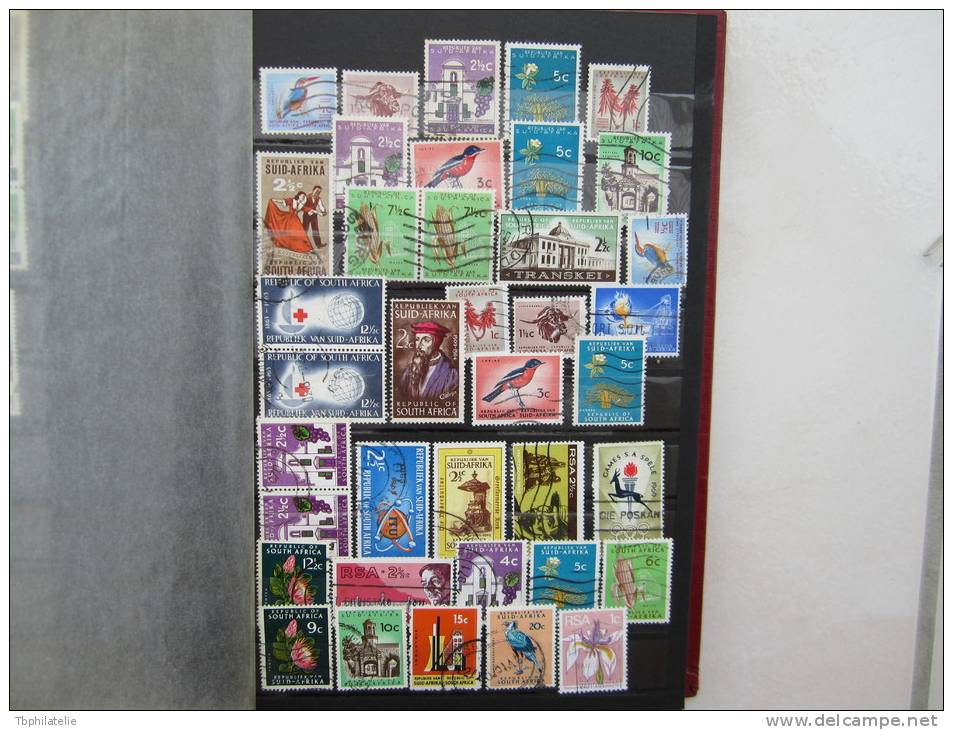 VEND LOT DE  100 TIMBRES D ´ AFRIQUE DU SUD , DONT N° 378 !!!! (a) - Colecciones & Series