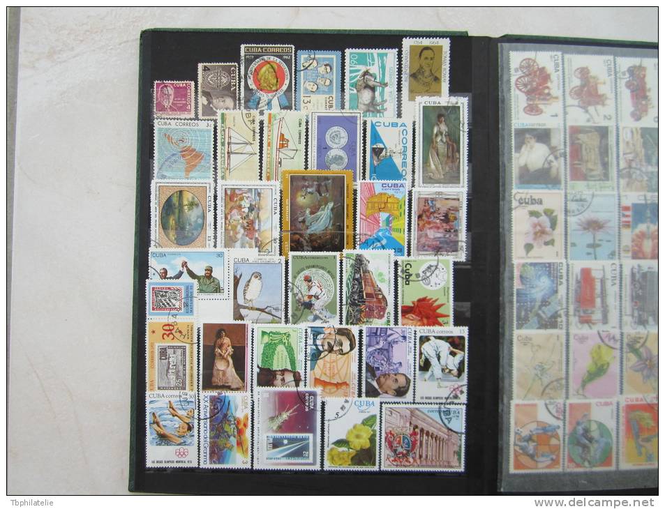 VEND LOT DE 100 TIMBRES DE CUBA , 1955 - 1996 , DONT N° 784 !!!! - Collections, Lots & Series