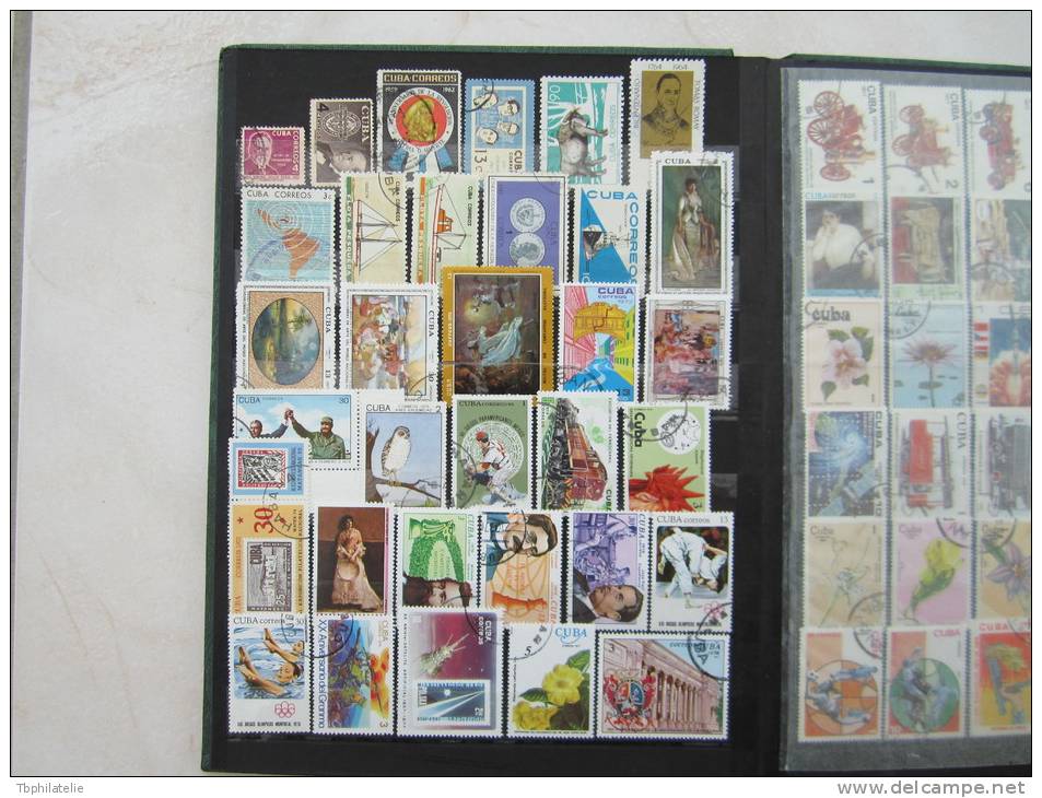 VEND LOT DE 100 TIMBRES DE CUBA , 1955 - 1996 , DONT N° 784 !!!! - Collections, Lots & Séries