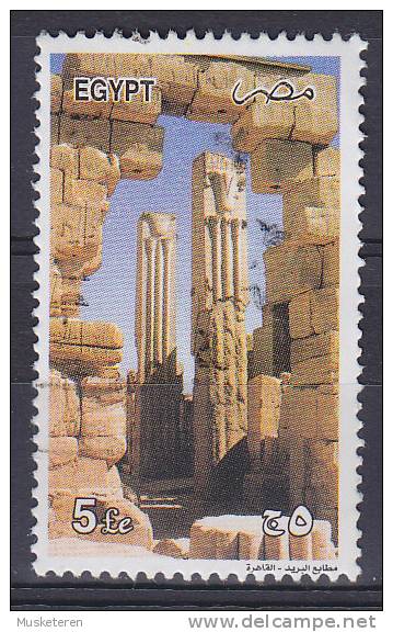 Egypt Egypte 2002 Mi. 1565       5 £ Tempel Von Karnak - Oblitérés