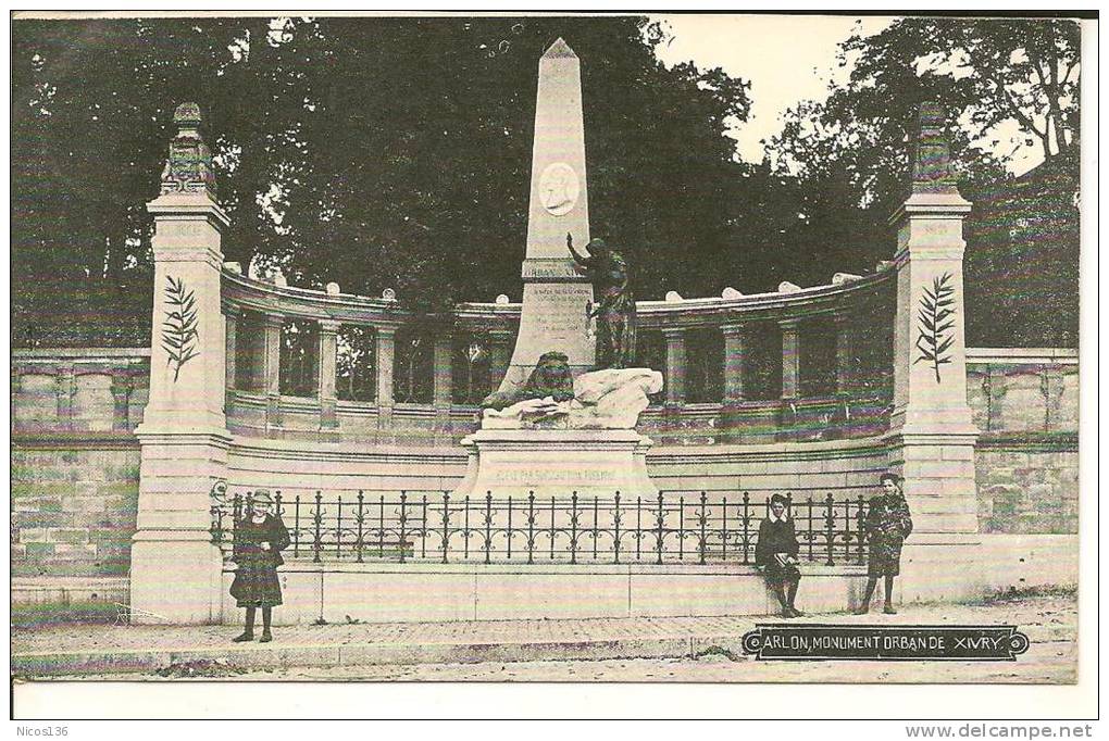 ARLON    MONUMENT  ORBAN DE XIVRY   ( ECRITE EN 1912 ) - Arlon