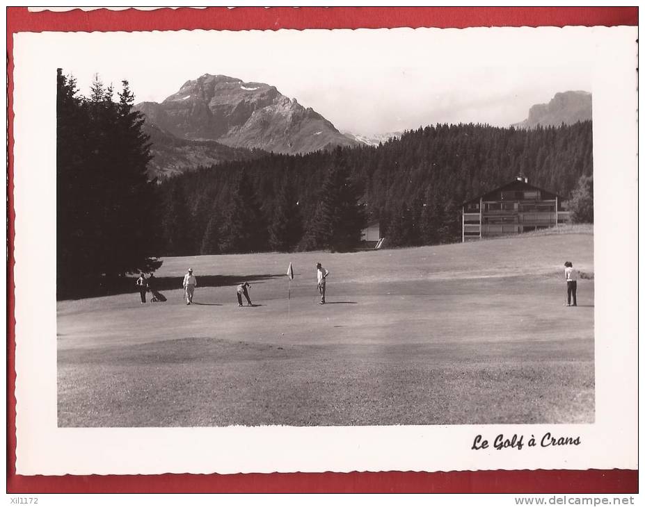 P894 Le Golf à Crans Où Se Joue L'Open De Suisse, Joueurs Sur Le Green Du No 5. Non Circulé. Deprez 670 - Golf