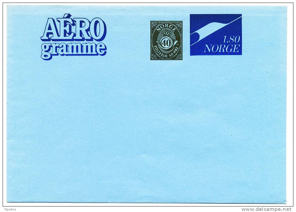 Norway Aerogramme 1.80 + 0.40 In Mint Condition - Interi Postali