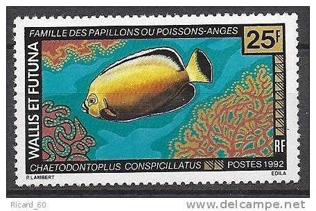 Timbre(s) Neuf(s)**wallis Et Futuna 1992,n°438 Y Et T, Poissons-anges - Ungebraucht