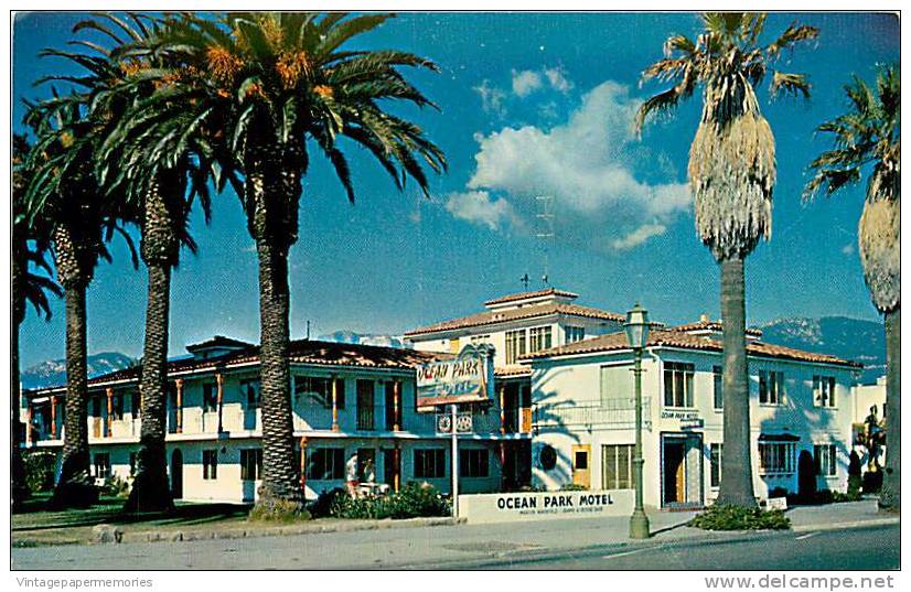 182889-California, Santa Barbara, Ocean Park Motel - Santa Barbara