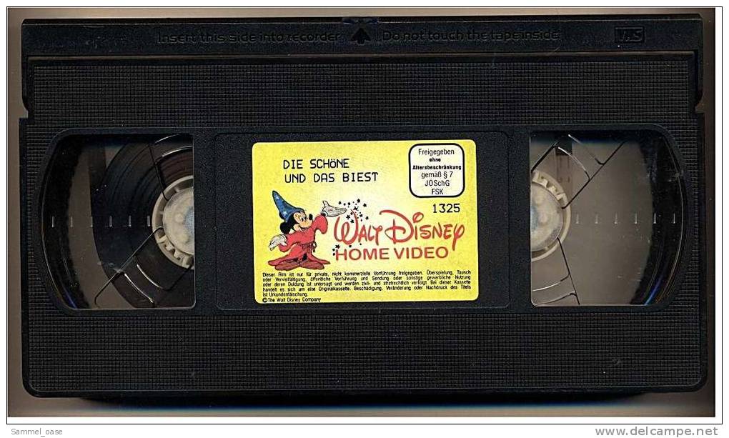 VHS Video Film ,  Die Schöne Und Das Biest  - Zeichentrickfilm Von Walt Disney - Kinder & Familie