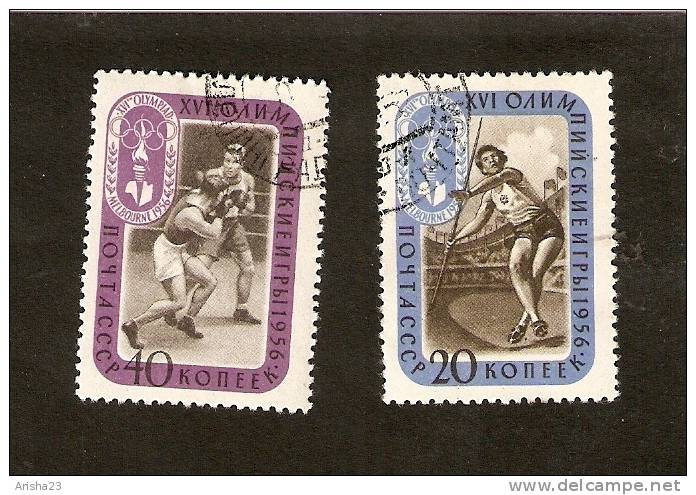 N.11-8-1. Russia, USSR, XVI Olympic Games Melbourne - 1957 - Estate 1956: Melbourne