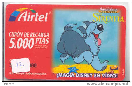 Disney Walt Disney SPANJE SPAIN Op Telefoonkaart (12) - Disney