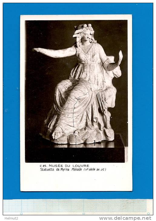 MT553 Paris MUSÉE DU LOUVRE -  Statuette De MYRINA . Ménade - II° Siècle Avant J-C (voir Détails Scan) RARE - Objets D'art