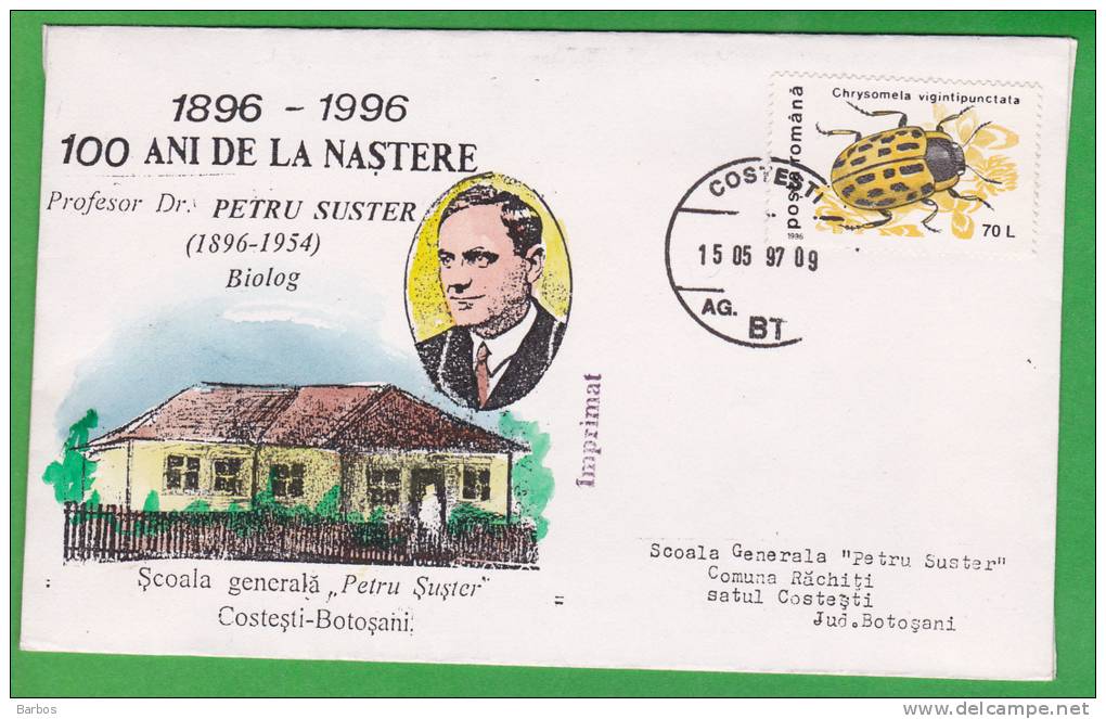 Romania P.Suster  Biolog - Lettres & Documents