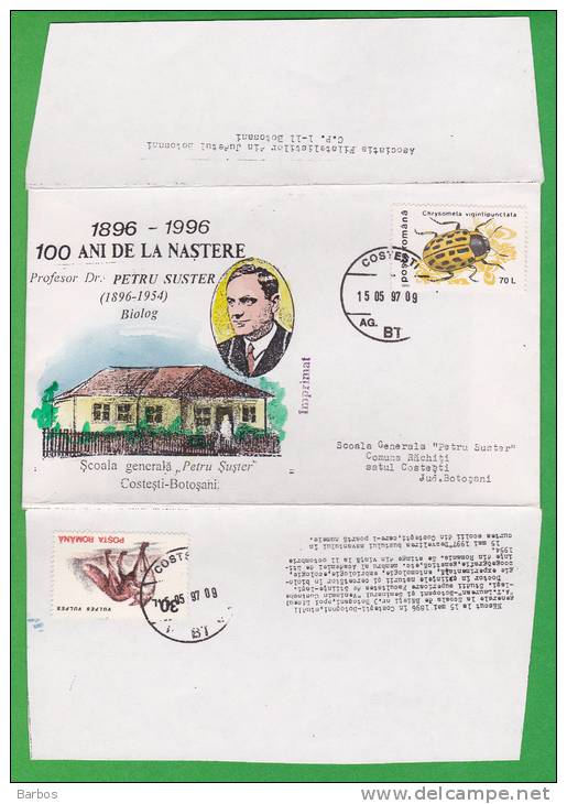 Romania P.Suster  Biolog - Lettres & Documents