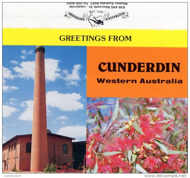 Cunderdin, 150 Km East Of Perth, Western Australia 10 View Folder - Australian Souvenirs, Unused - Sonstige & Ohne Zuordnung