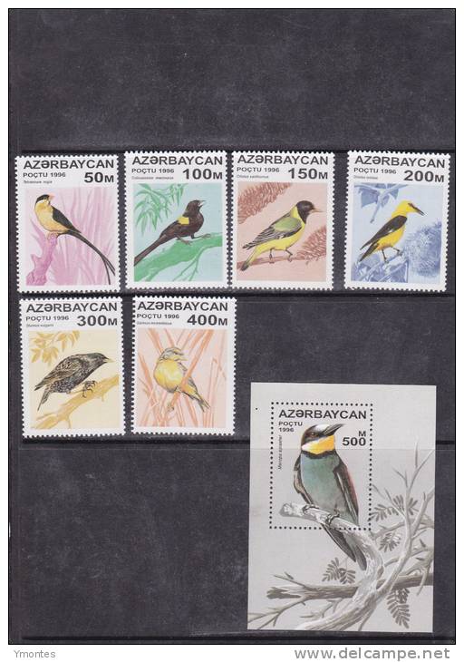 Birds And Souvenir Sheet 1996 - Azerbaïjan