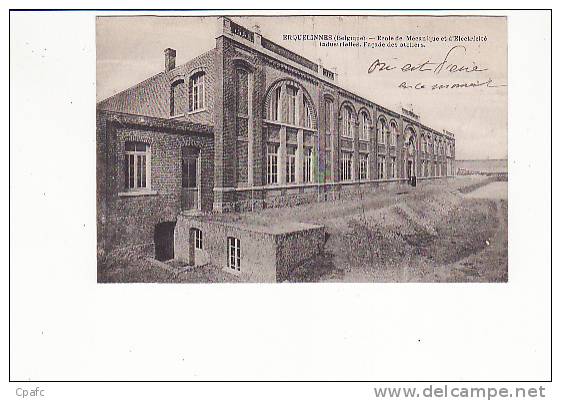 Carte 1905 ERQUELINNES / école De Mécanique Et D'électricité Industrielles , Façade Des Ateliers - Erquelinnes
