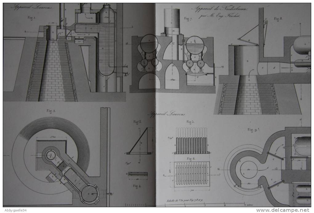 APPLICATIONS DE LA CHALEUR PERDUE DES HAUTS-FOURNEAUX / LAURENS, THOMAS, FLACHAT - Machines