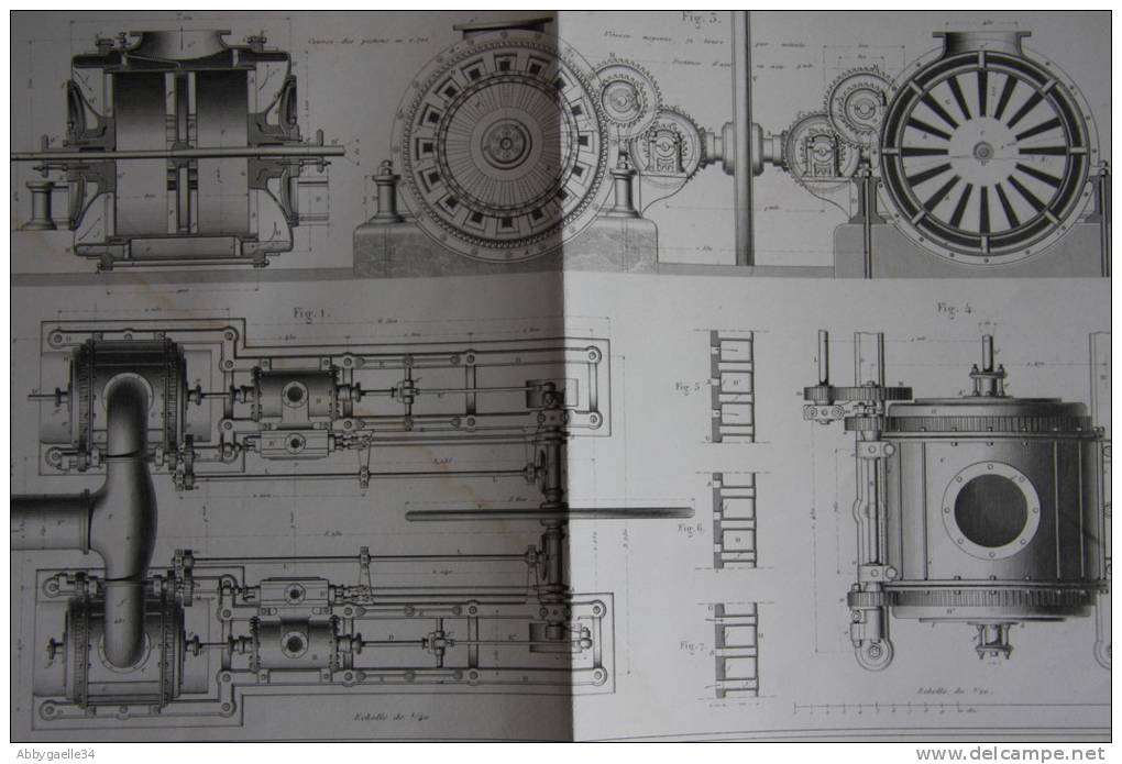 MACHINE SOUFFLANTE A DISQUES ROTATIFS, PAR M. E. FOSSEY - Machines