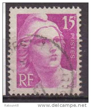 N°727  -oblitéré     -Marianne De Gandon Gravée - France - 1945-54 Marianne Of Gandon