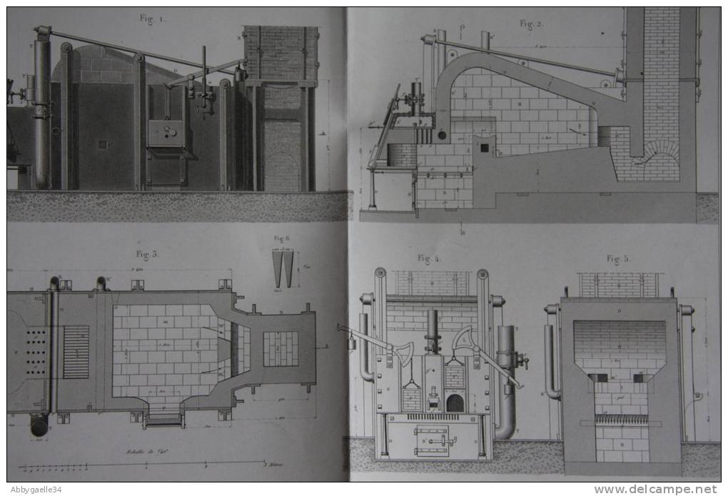 FOUR A SOUDER LES RAILS Et GROS FER Par Mr CORBIN-DESBOISSIERES Plan Technique - Tools