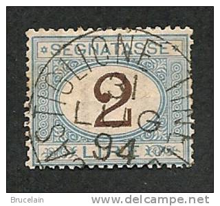 ITALIE - Taxe - N° 14 -  Y & T -  O - Cote 25 € - Strafport