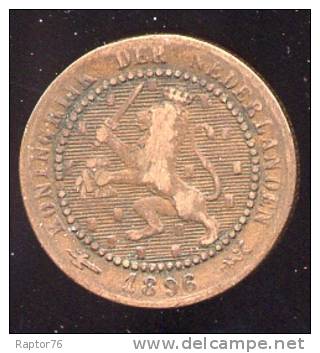 Pays Bas  1 Cent 1896  Pièce Monnaie - 1 Cent