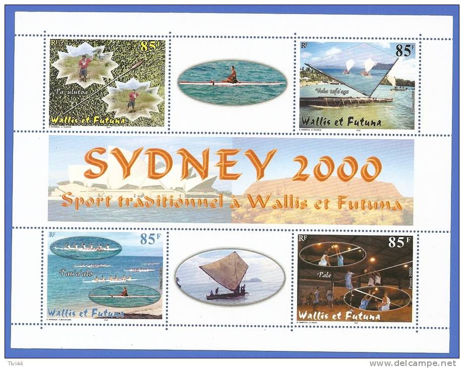 WALLIS ET FUTUNA BLOC BF 9 NEUF ** JEUX OLYMPIQUES DE SYDNEY - Blocks & Sheetlets