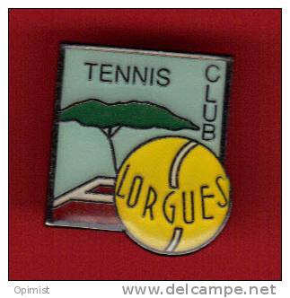 22372-pin's Tennis De Lorgues.var.pin Parasol.arbre. - Gymnastik