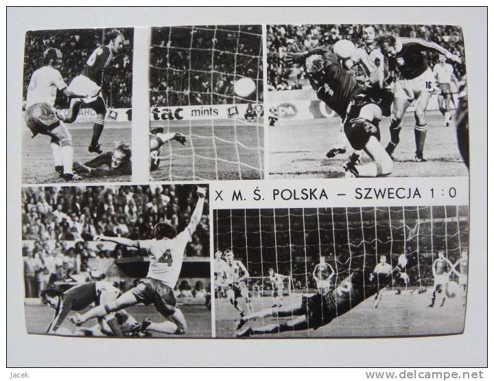 Poland Sweden  1:0 / Football World Cup /Germany Neckarstdion Sttutgard 1974 - Football