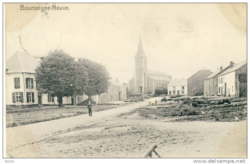 Bourseigne-Neuve - Centre Du Village, Eglise ... - 1906 ( Voir Verso ) - Gedinne