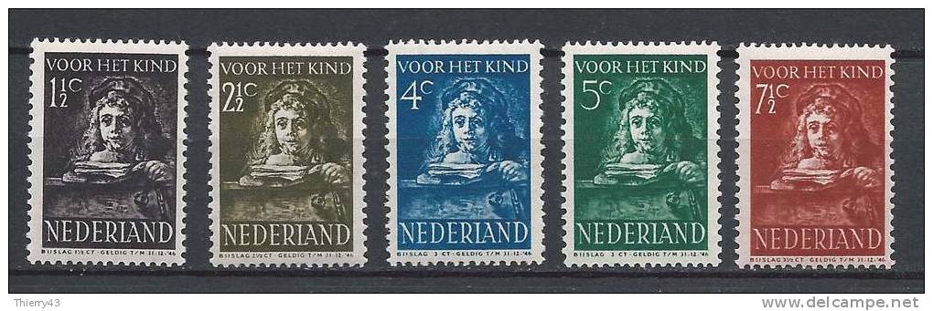 Nederland 1941 -  Kinderserie  NVPH 397-401  Mi. 397-401  MNH, Neuf, Postfrisch - Unused Stamps