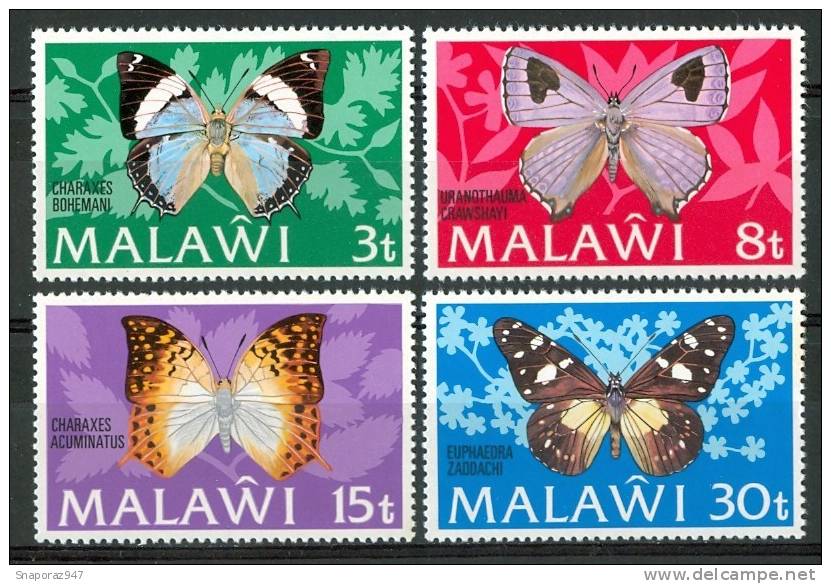 1973 Malawi Farfalle Butterflies Schmetterlinge Papillons Set MNH** B575 - Malawi (1964-...)