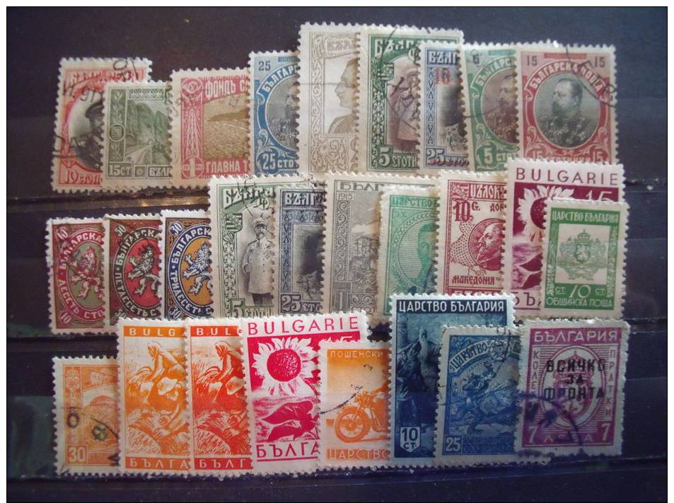 Lot Older Bulgaria Stamps Mint And Used - Collections, Lots & Series