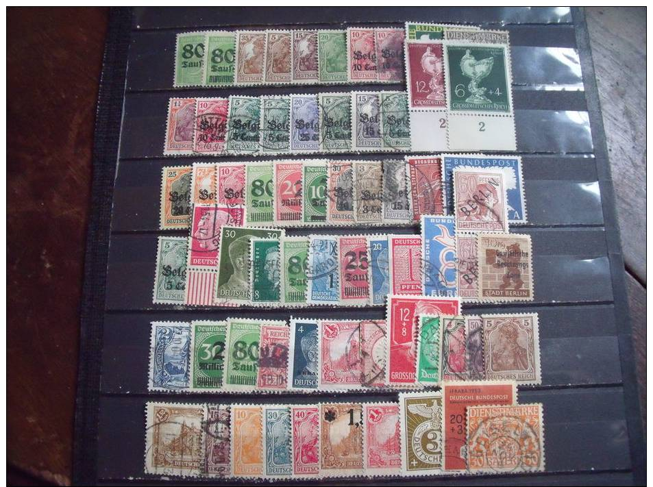 Lot Older Germany  Stamps Mint And Used - Collections