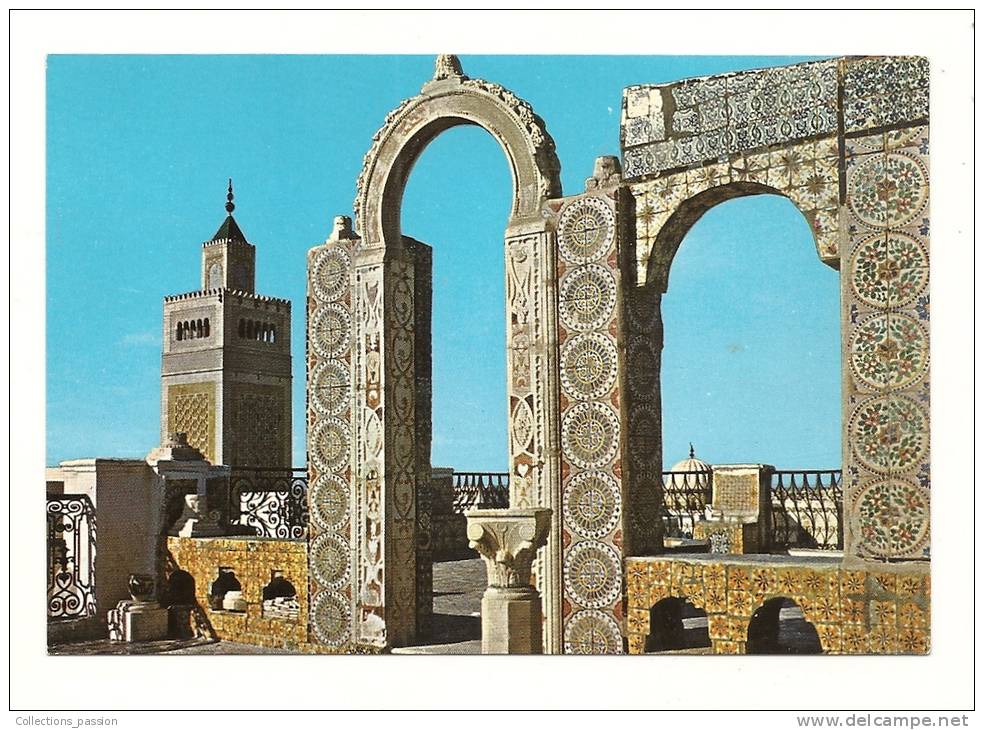 Cp, Tunisie, Tunis, Terrasse Du Palais D'Orient - Tunisie