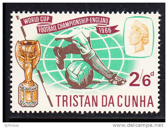 Tristan Da Cunha MNH Scott #94 2sh6p World Cup Soccer - Tristan Da Cunha