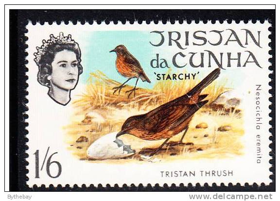 Tristan Da Cunha MNH Scott #118 Birds: 1sh6p Tristan Thrush - Tristan Da Cunha