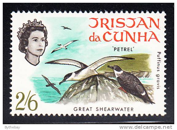 Tristan Da Cunha MNH Scott #119 Birds: 2sh6p Great Shearwater - Tristan Da Cunha