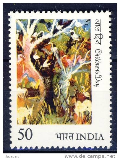 #India 1984. Childrens Day. Painting. Michel 1004. MNH(**) - Nuovi