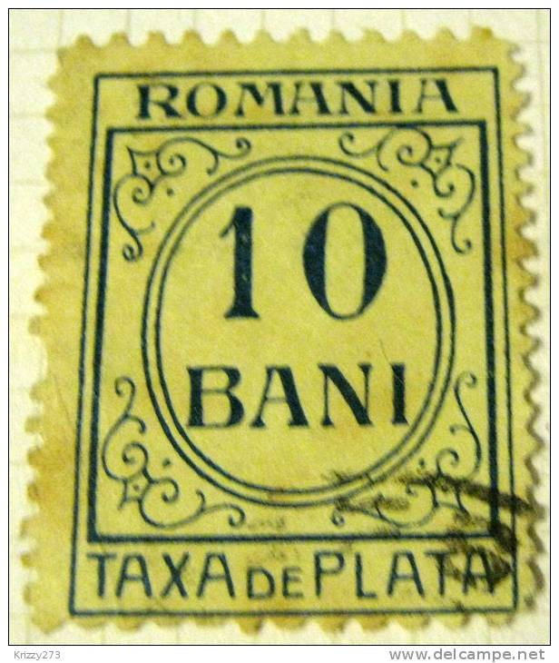 Romania 1911 Postage Due 10b - Used - Strafport