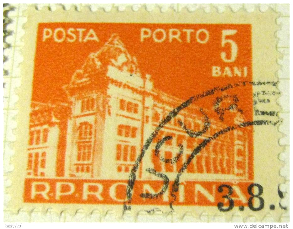Romania 1957 Postage Due 5b - Used - Strafport