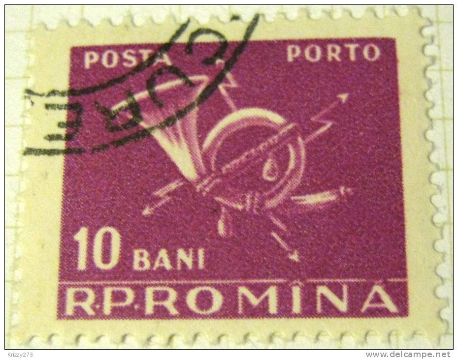 Romania 1957 Postage Due 10b - Used - Strafport