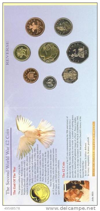 Gran Bretagna - Serie Completa 8 Monete FDC 1995 - - Mint Sets & Proof Sets