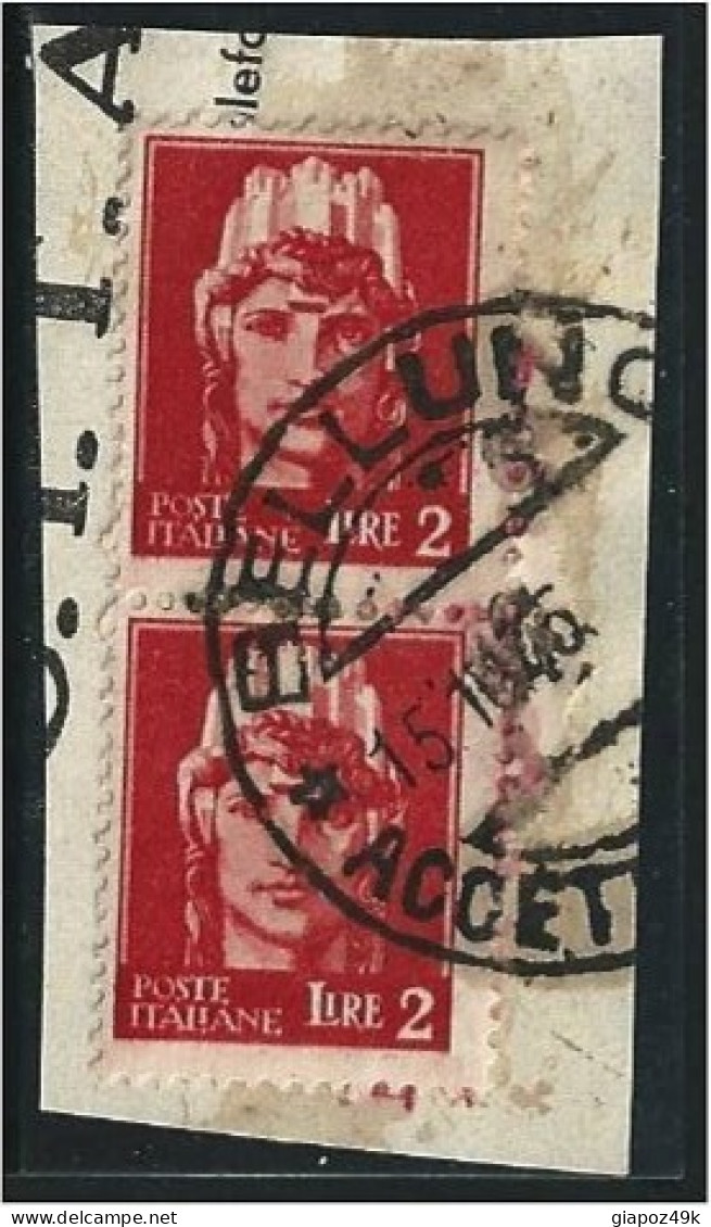 ● ITALIA - LUOGOTENENZA 1945 - ROMA - N.° 533 Usati - Fil. RUOTA - Cat. ? € - Lotto N. 735 - Used