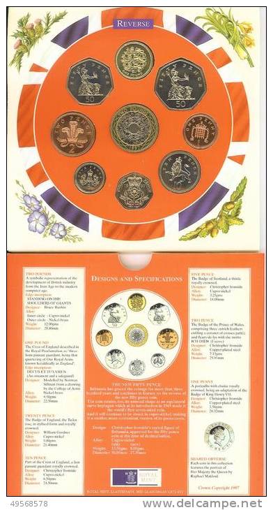 Gran Bretagna - Serie Completa 9 Monete FDC 1997 - - Mint Sets & Proof Sets